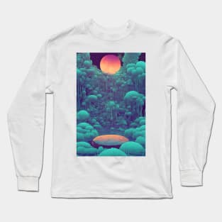 Luminous Surreal Swamp Long Sleeve T-Shirt